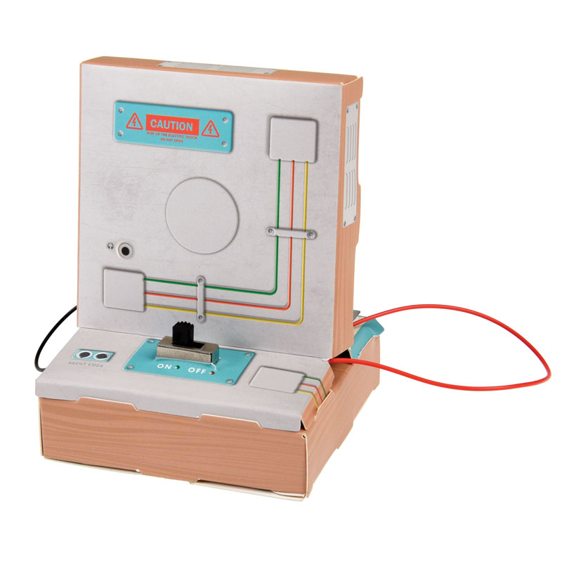 build your own lie detector spy kit completed machine working detail 2